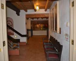 One such entity is the ghost of chief justice of t One such entity is the ghost of chief justice of the Territorial Supreme Court, who was shot to death in the year 1867 in the hotel's lobby. It is sai